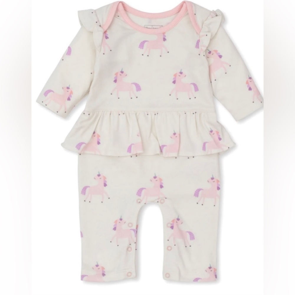 Kissy Love Unicorn Playsuit - 9M - NWT